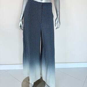 Stella McCartney women wide silk pants 46 IT or 12 US Authentic